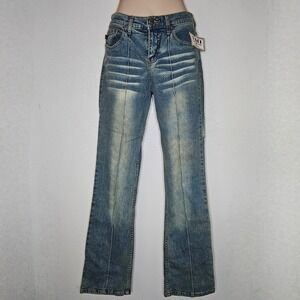 YMI Jeans Women's Size 5 Blue Wash Bootcut Denim Pants‎